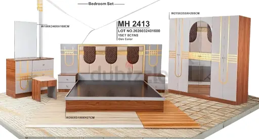 Brand New modran Family Bedroom set king size available