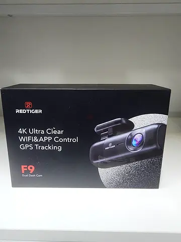 Redtiger F9 4K Dual Dash Cam (WiFi, GPS) - New in Box