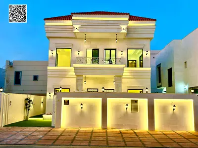 Villa for sale, freehold for all nationalities, near Sheikh Mohammed Bin Zayed Street, including registration and ownership fees.