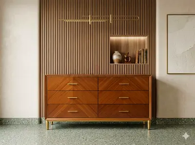 6 Doors Drawer Sideboard