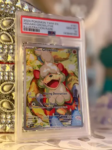 PSA 10 - Hisuian Growlithe Illustration Rare — PSA Slabbed