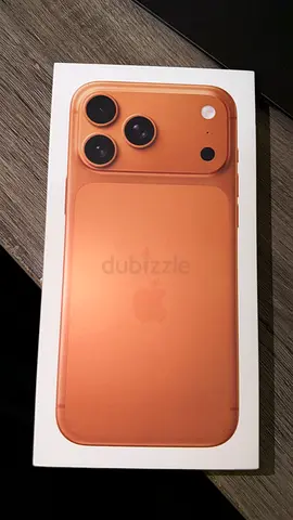 TDRA iPhone 17 pro max 512gb (brand new in box) - Orange/Coral color