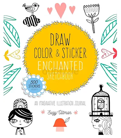 Draw Color and Sticker Enchanted Sketchbook BRAND NEW