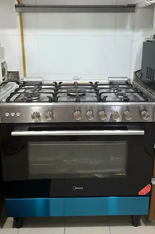 Midea 5 Burner Top Gas Oven Cooker 90 x 60 cm