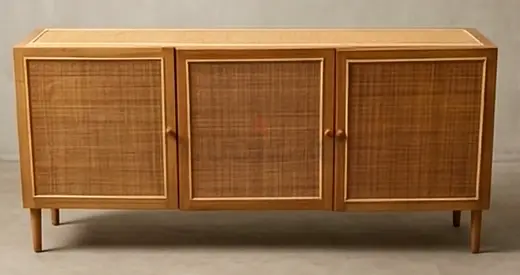 Natural Rattan Sideboard Buffet