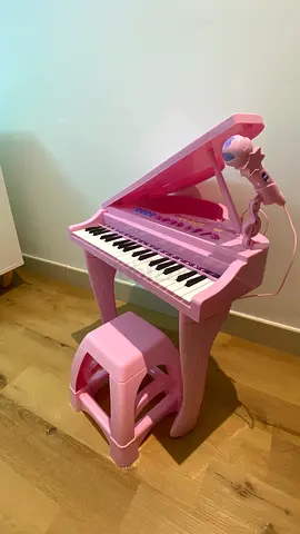 Kids 37-Key Piano with Stool and Microphone - Perfect Condition