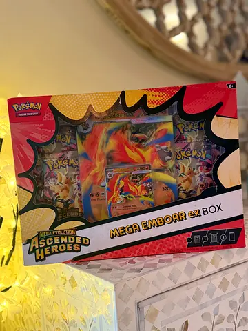 Ascended Heroes Mega Emboar ex Box -Pokémon TCG Sealed Set