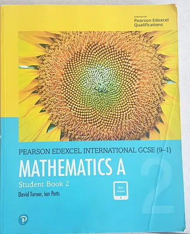 Pearson Edexcel International GCSE (9–1) Mathematics A Student Book 2 by David Turner  Ian Potts