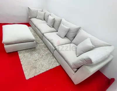 The One Brand cloud modular 5 piece sofa with ottoman