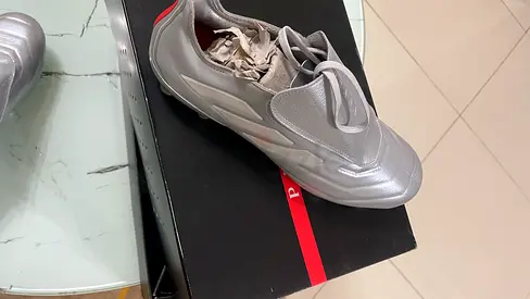 Adidas x Prada Copa Pure Luxury.1 FG “Silver Metallic”