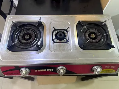 3-Burner Gas Stove Top Cooktop - Nikai