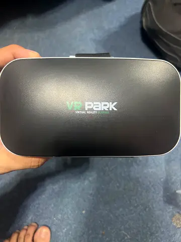 VR Park branded VR headset