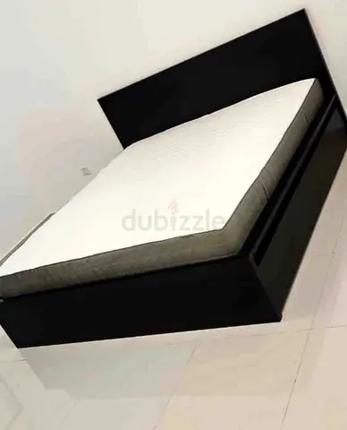 IKEA malam bed with mattress King size 180x200cm