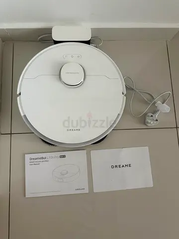 DREAME L10s Pro Gen 2 Robot Vacuum (White) - Excellent Condition with Docs