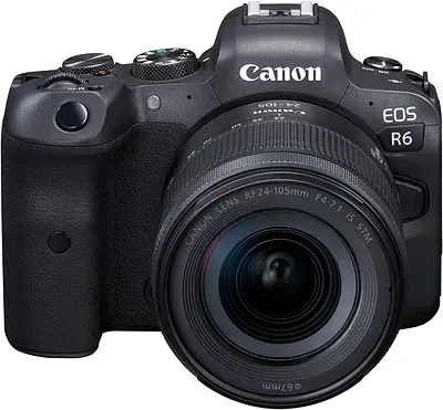 Canon R6 body with 24 105 mm kitlens