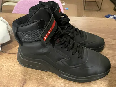 Prada Polarius 19 LR High-Top Sneakers