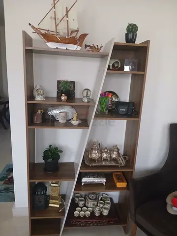 Wooden Open Bookshelf / Display Shelf - 6-Tier