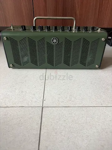 Yamaha Portable Guitar Amplifier - Green, Compact Tube-Style Amp