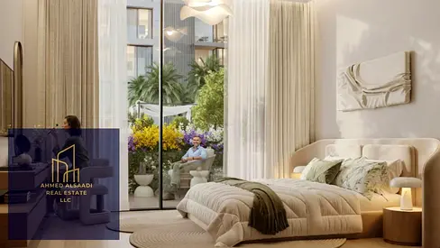 Owen a studio in Cornish Ajman by installments