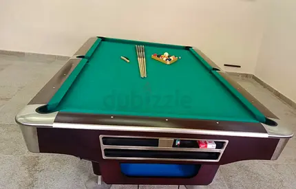 9 Ft Slate top base, return ball professional pool Billiards table is for sale