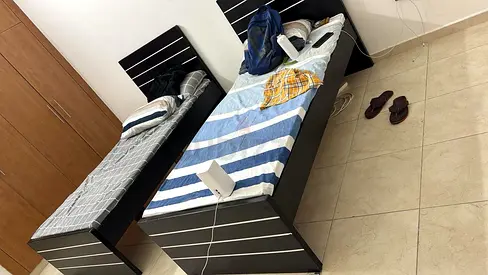 Two single beds with headboards — good condition, ready to use