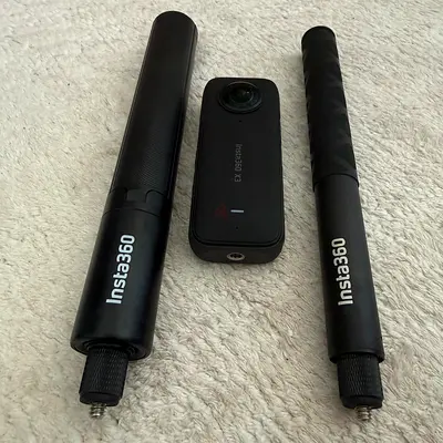 Insta360 ONE X3 360 Action Camera + Invisible Selfie Stick + Tripod (Excellent Condition)