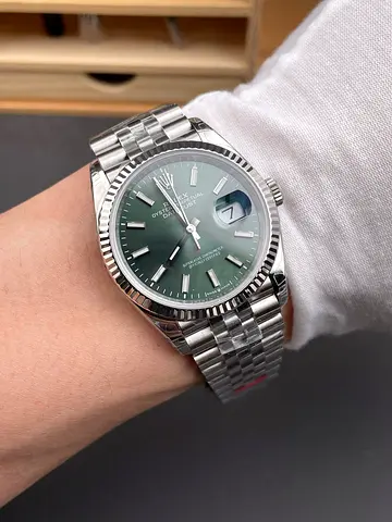 Sc Rolex Datejust Mint Green Dial