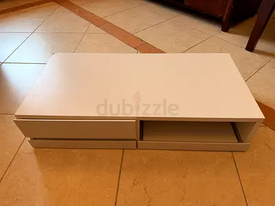 Extendable Kitchen Counter Table with Drawer – White – Good Condition