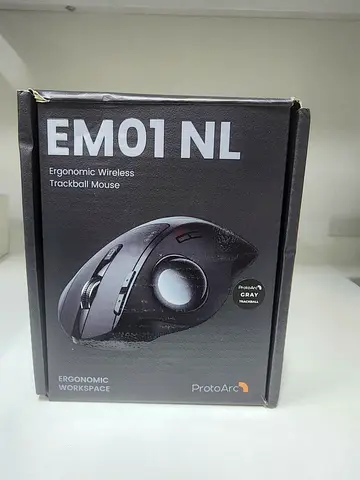 EM01NL Ergonomic Wireless Trackball Mouse