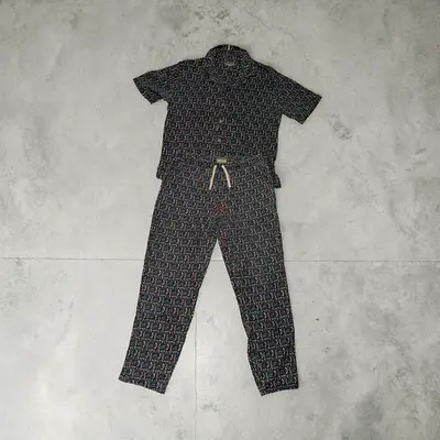 Benibeca Mens Short Sleeve Matching Shirt and Jogger Set  Size M