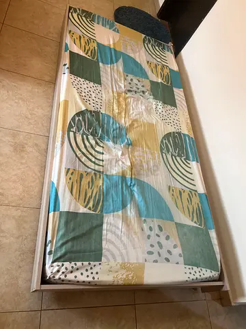 Single bed frame with mattress - good condition