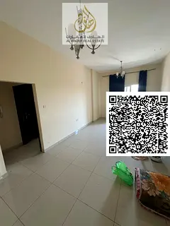 Apartment for annual rent in Al Rawda 1 behind Al Hamidiya Police, 1 bedroom, hall, 2 baths, master
