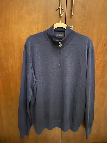 Stefano Ricci cashmere blue sweater