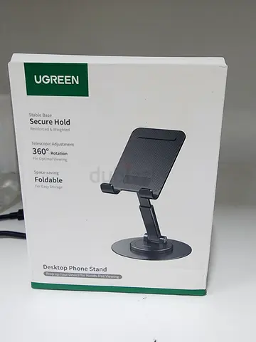 UGREEN Desktop Phone Stand — Foldable 360° Adjustable (New in Box)