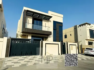 Villa for sale | Ajman | Al Bahia area | 5 master bedrooms, majlis, 2 halls, maid's room | Freehold | Price negotiable.