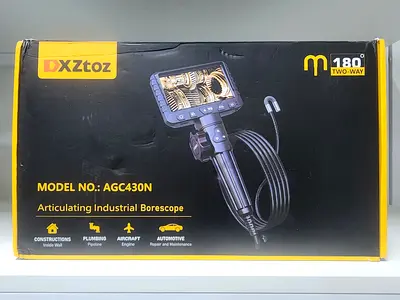 DXZtoz AGC430N Articulating Industrial Borescope with 4.3 Display