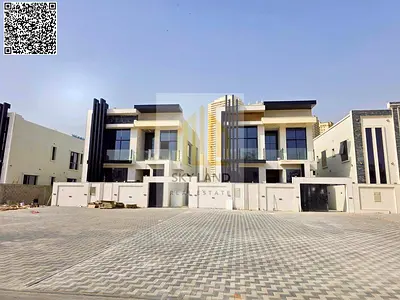 لعاشقي التميز فيلا بدزين اروبي ديكورات حديثه قريبه من محمد بن زايد مع ارتداد كبير وشامله رسوم