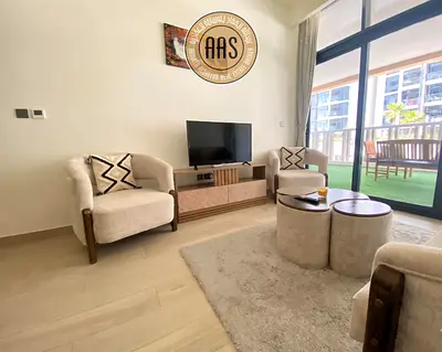 Chiller free ready to move fully furnished 1 bedroom apartment only in 87k