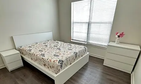 Ikea Bed and mattress/queen size