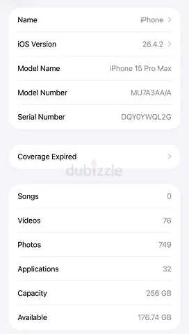 iPhone 15 Pro Max 256GB - Unlocked, Good Condition