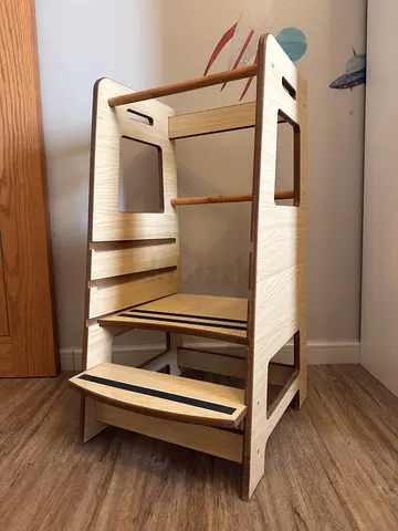 Wooden Montessori Learning Tower / Toddler Step Stool