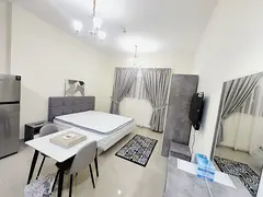 Ready to move Fully Furnished Big Studio Available Monthly Rent-3,600 (with -WiFi) , in Al Nahda, Sh