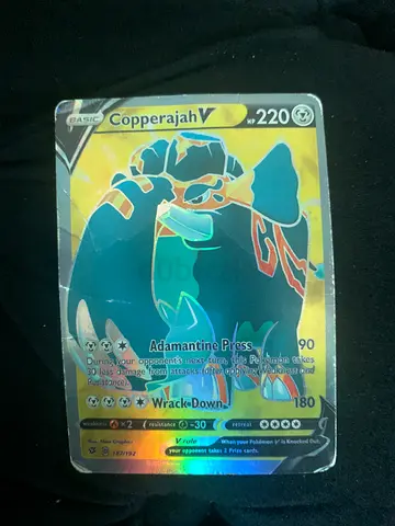 Copperajah V Pokémon card