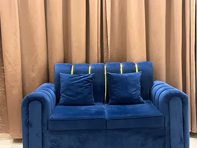 Blue 2-Seater Sofa in Great Condition very comfortable