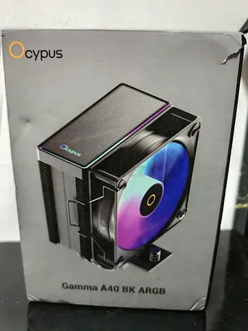 Compact ARGB CPU Cooler – Powerful Cooling, Stunning Look! 🔥(boxe packed)
