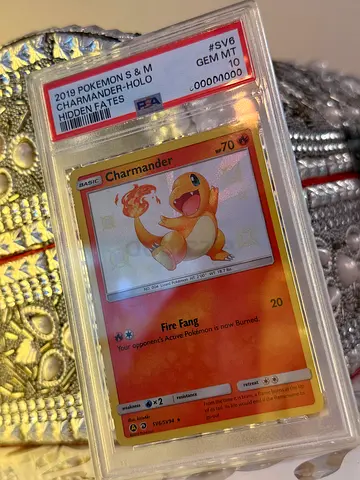 PSA 10 Charmander (Holo Rare, Pokemon Hidden Fates)
