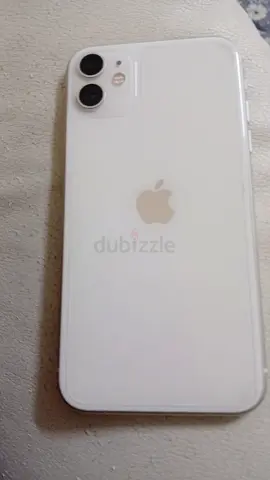 iPhone 11 (White) in Good Condition with Clear Case