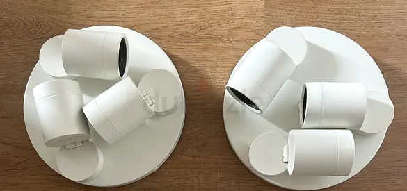 2 x IKEA Nymane ceiling lights + LED included