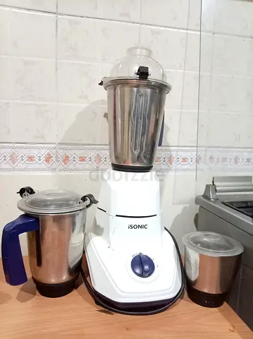 iSONIC Mixer Grinder with 3 Stainless Steel Jars