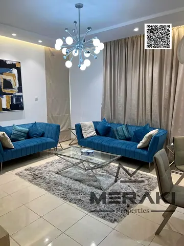 One-bedroom apartment with a living room for ownership in Ajman, Al Orient Tower, for 640,000 AED
